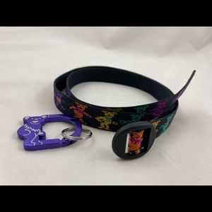 Grateful Dead Dancing Bear women’s adjustable belt